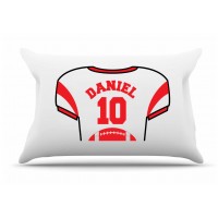 JDS Personalized Gifts Personalized Kids Jersey Cotton Pillow Cover JMSI2679